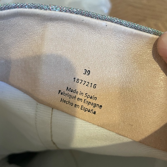 NEW Free People ANTHROPOLOGIE Iridescent Slouchy Glitter Boots sz 39 - Picture 4 of 4